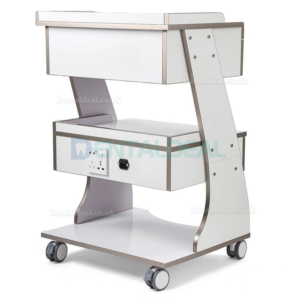 Dentech G06 Mobile Dental Storage Cabinet Dental Trolley Cart with Instrument Tray